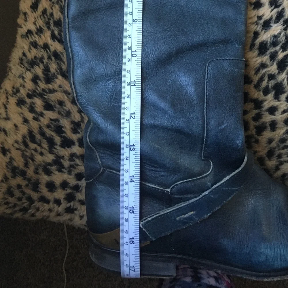 Golden Goose size 36 blue leather boots - Picture 10 of 10